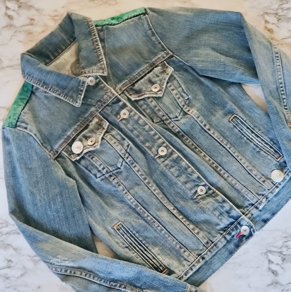 Gap upcycled gorpcore y2k denim jacket size medium - Picture 2 of 13